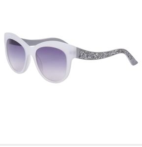 Swarovski White and Silver Sunglasses